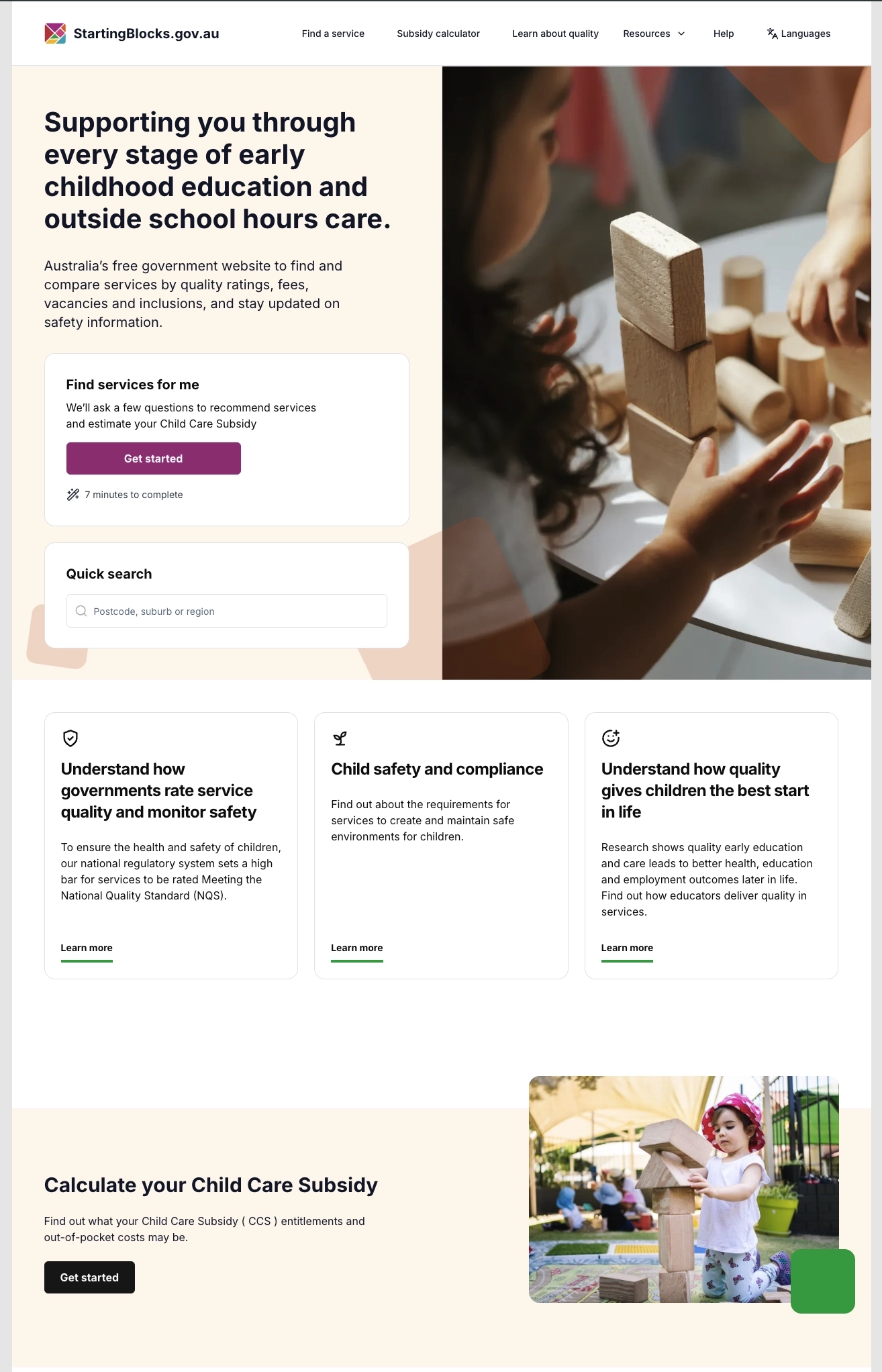 ACECQA Starting Blocks