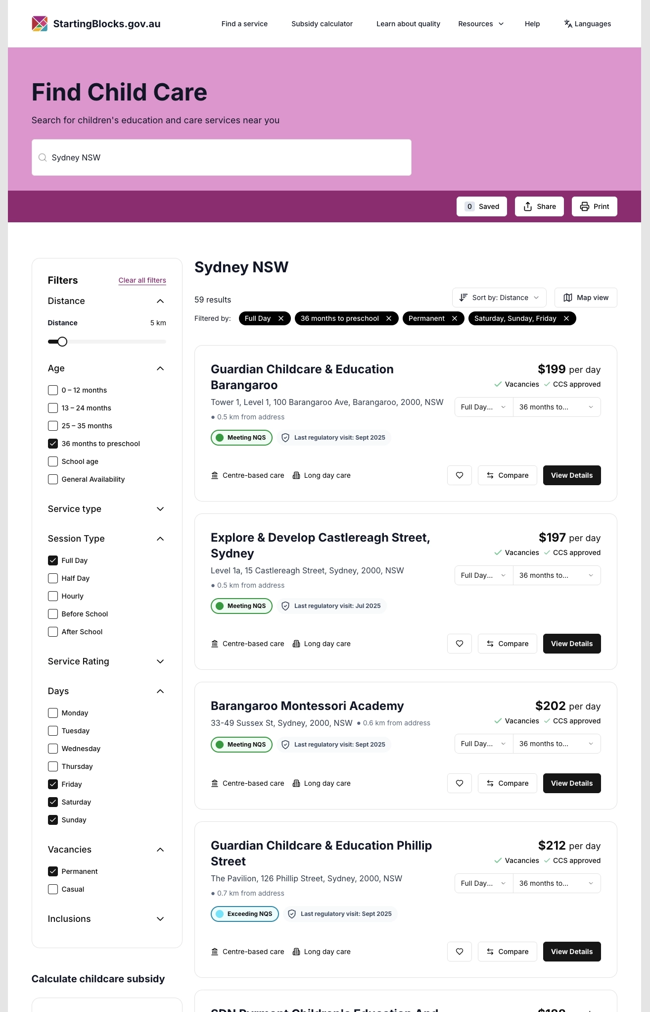ACECQA Starting Blocks